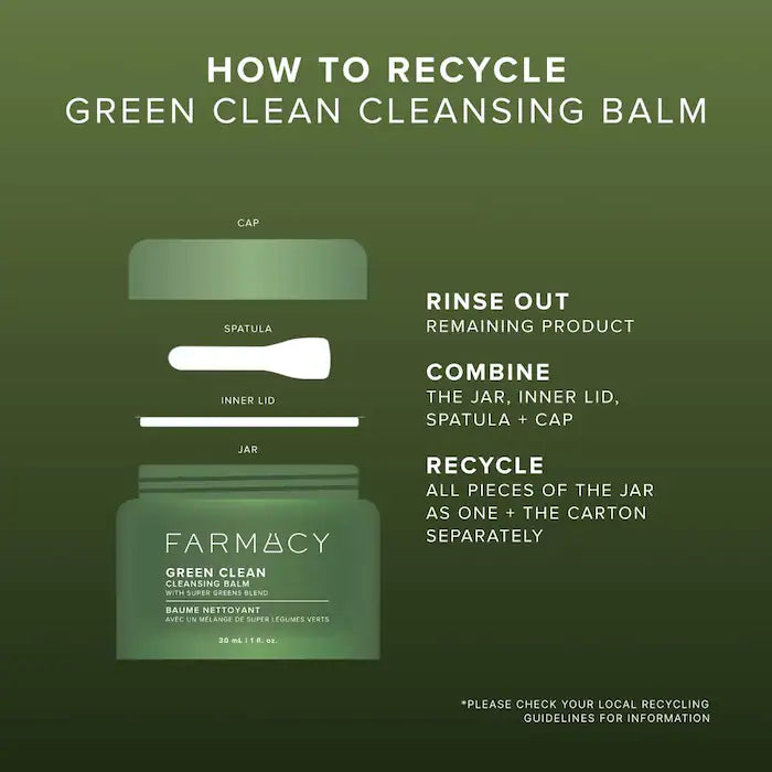 Farmacy, Green Clean Makeup Removing Cleansing Balm,