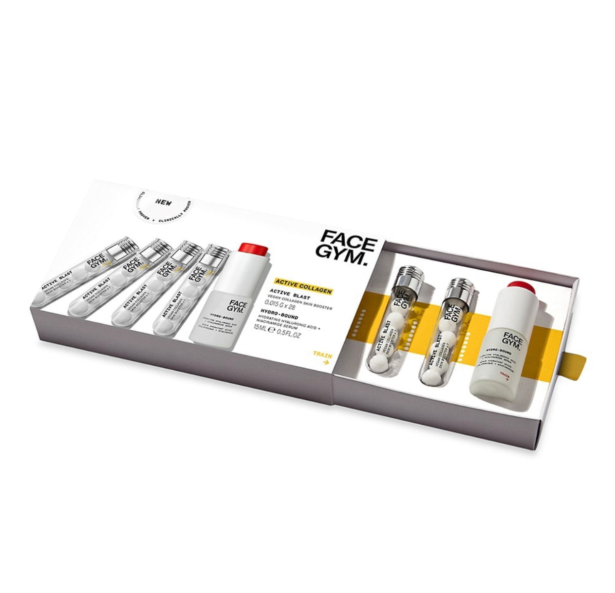 FaceGym, Active Blast Vegan Collagen 28-Day Hydro Bound-Serum 2-Piece Set