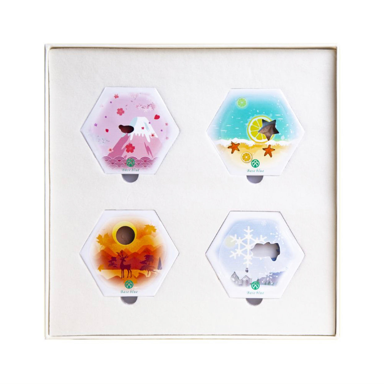 BASE BLUE COSMETICS, Four Seasons Face colour