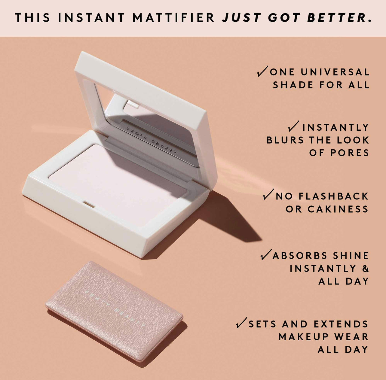 FENTY BEAUTY, INVISIMATTE INSTANT SETTING + BLOTTING POWDER