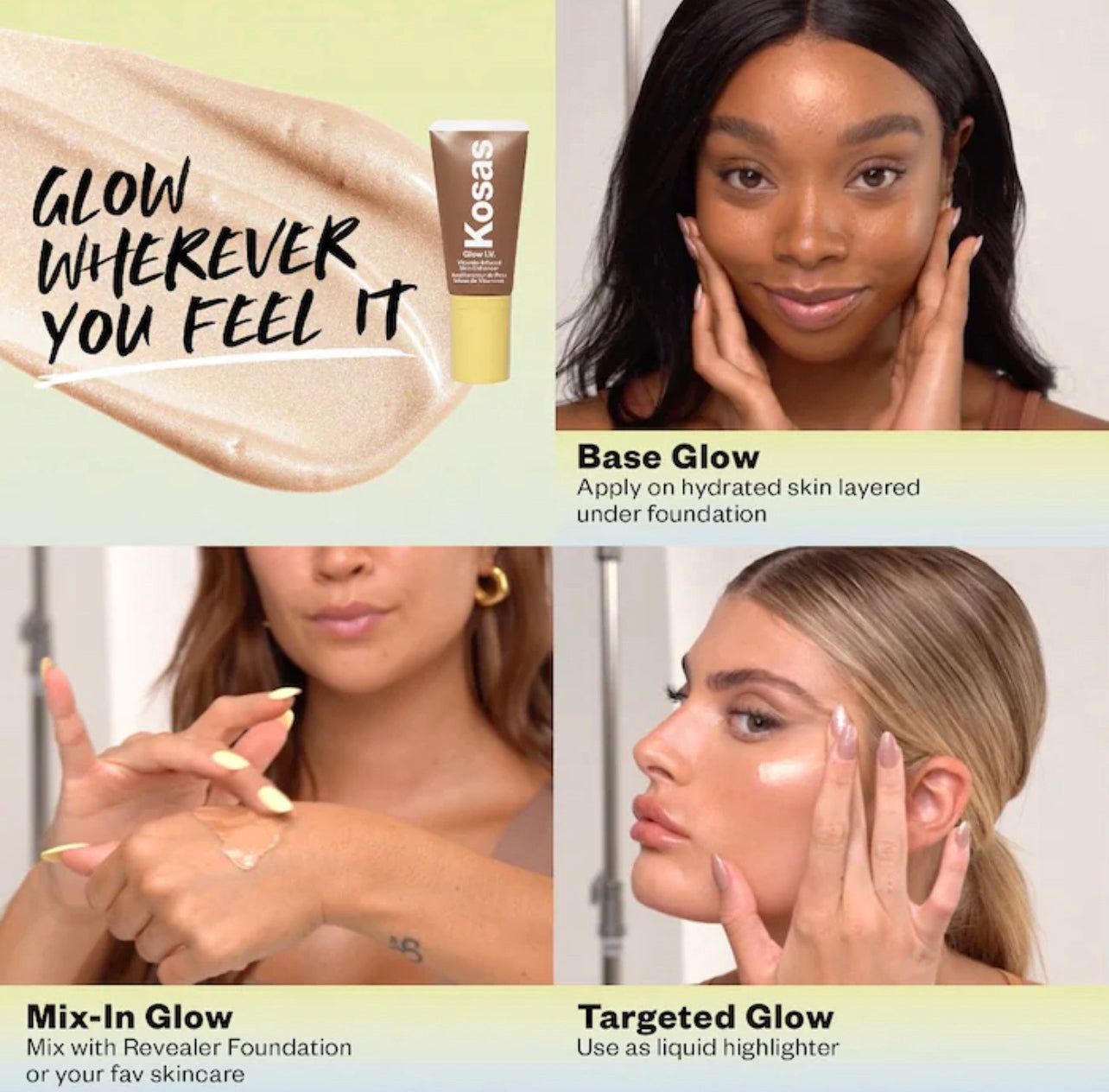 Kosas Glow I.V. Vitamin-Infused Skin Illuminating Enhancer