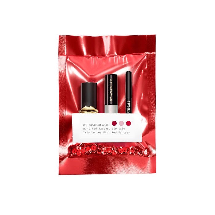 PAT MCGRATH LABS, MINI RED FANTASY LIP SET TRIO