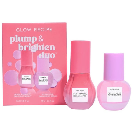 GLOW RECIPE, PLUMP AND BRIGHTEN SKINSET