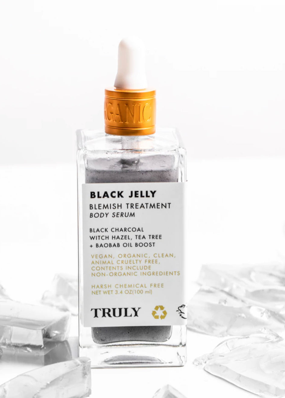 TRULY BEAUTY, BLACK JELLY BLEMISH TREATMENT BODY SERUM
