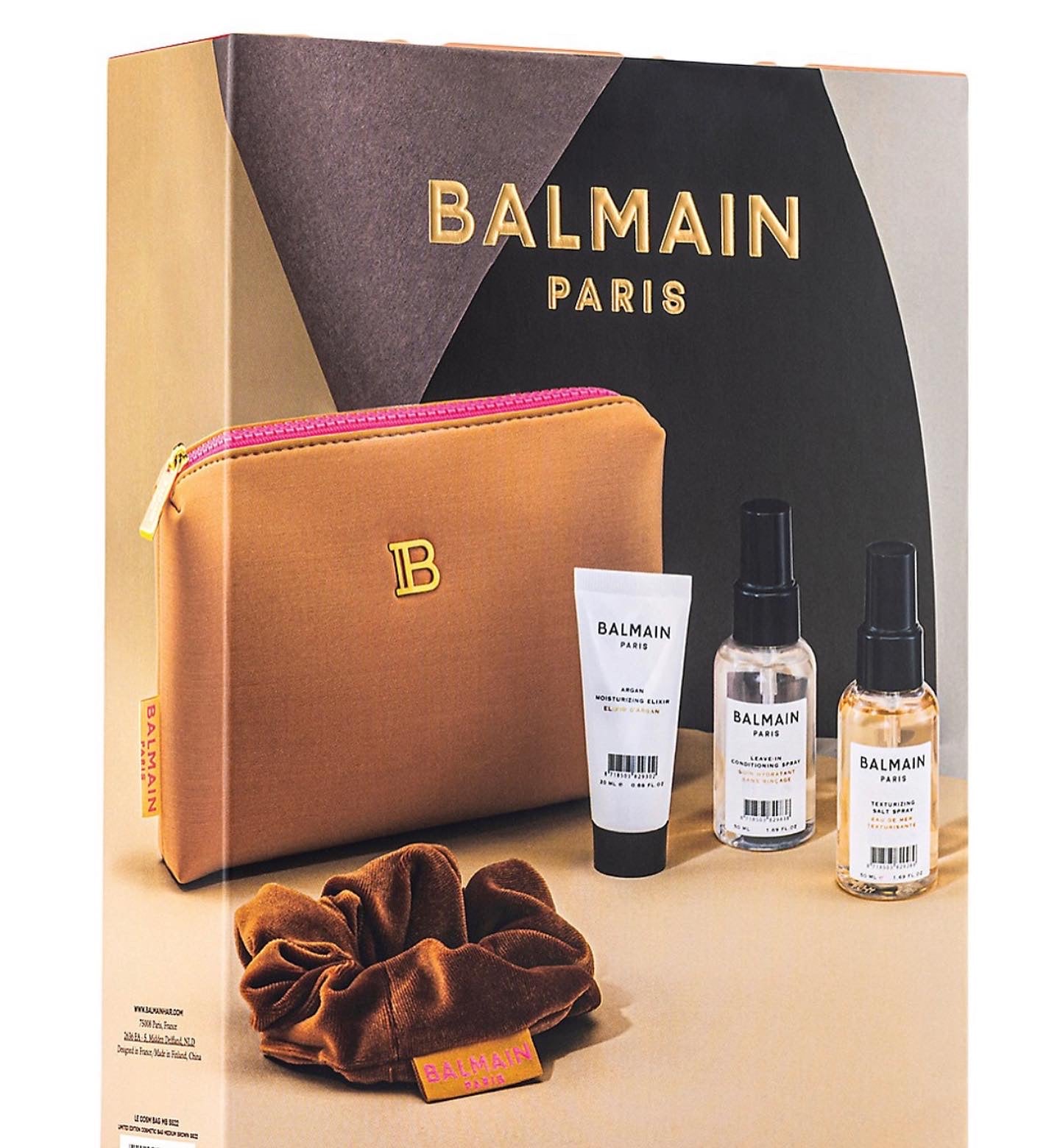 BALMAIN HAIR COUTURE, LIMITED EDITION 4 PIECE HAIR ESSENTIALS SET