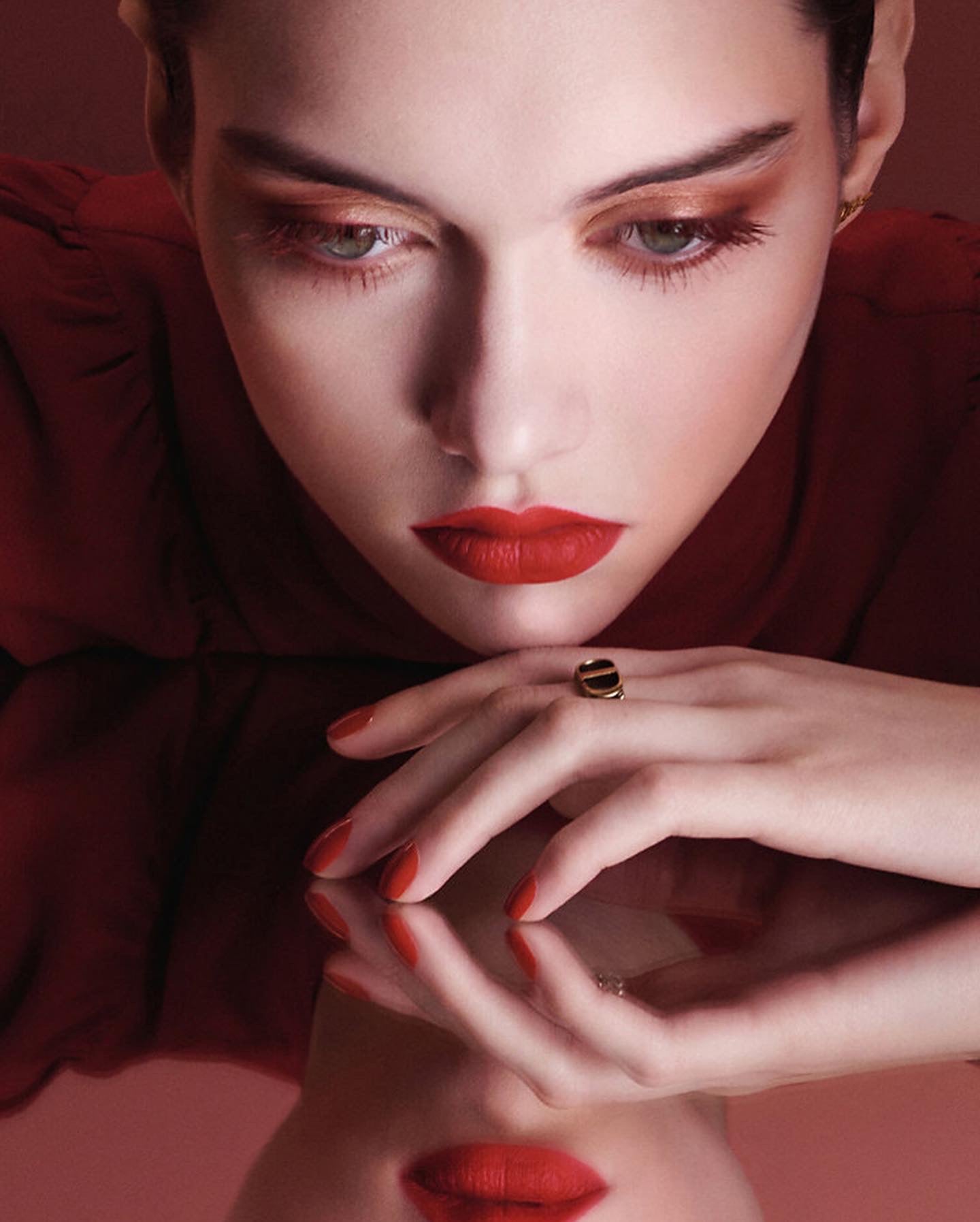 DIOR, CRÈME ABRICOT DIOR EN ROUGE LIMITED EDITION