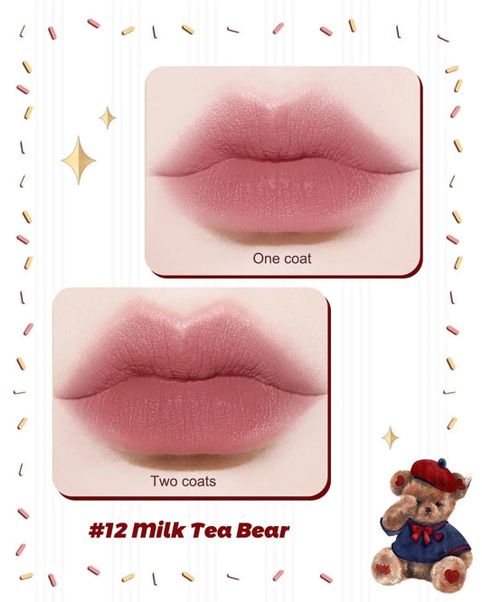 FLOWER KNOWS, LOVE BEAR MATTE LIPSTICK