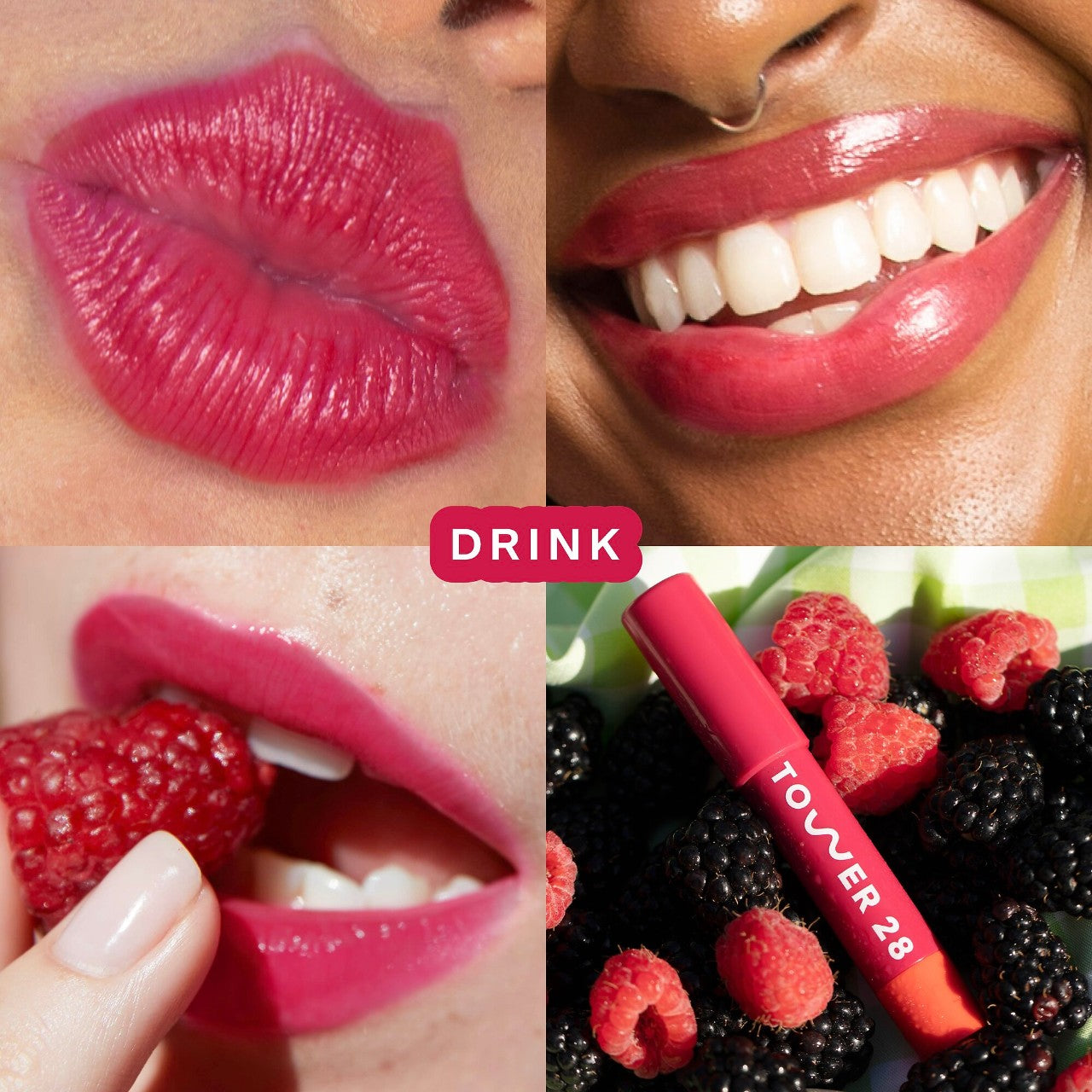 Tower 28 Beauty, JuiceBalm Vegan Tinted Lip Balm