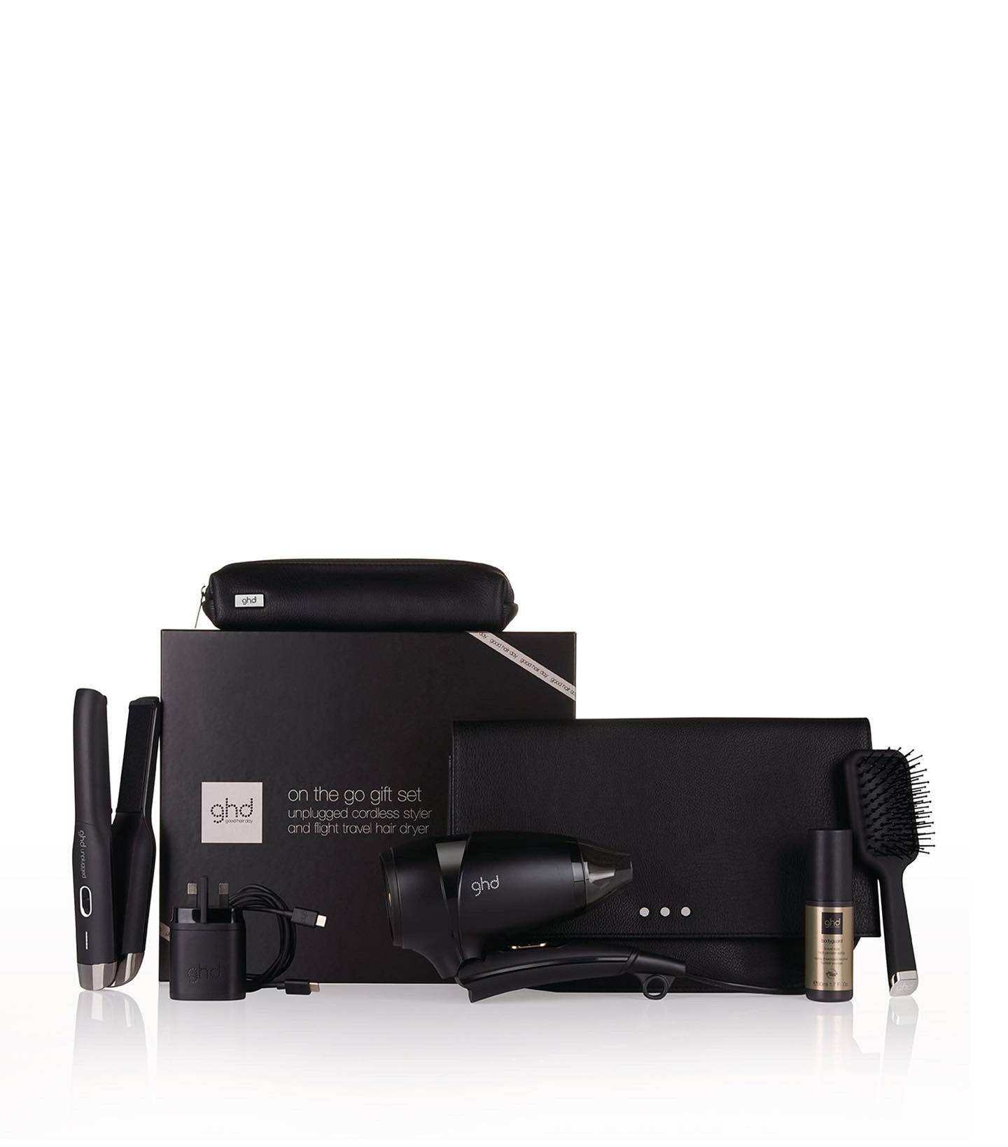 GHD, UNPLUGGED STYLER & DRYER SET