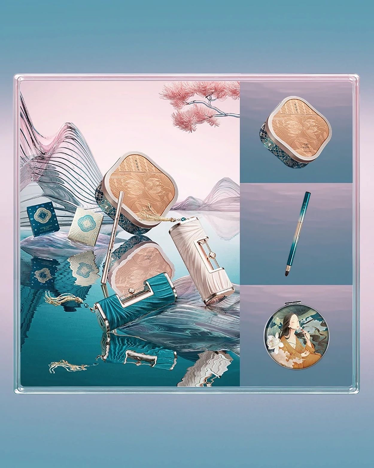 FLORASIS, LOVE LOCK LIMITED GIFT SET (YOU MELT MY HEART)