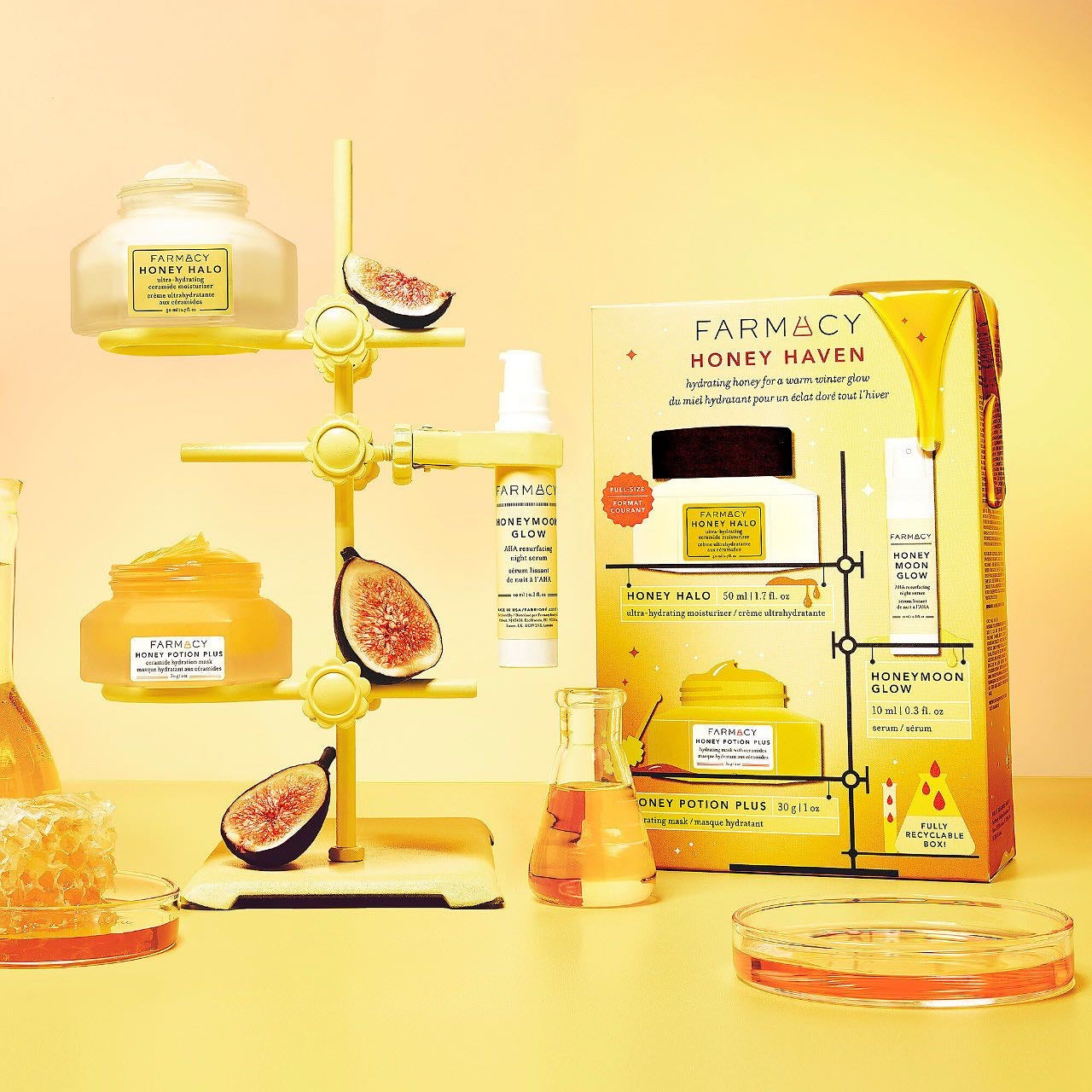 FARMACY, HOMEY HAVEN HYDRATION BESTSELLERS SET