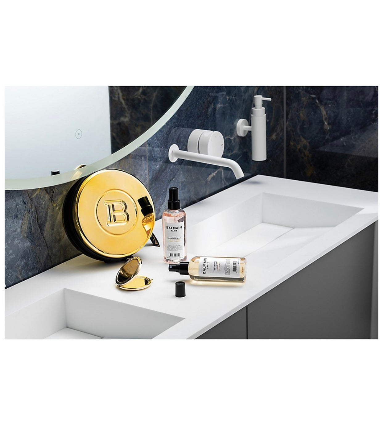 BALMAIN HAIR COUTURE, FALL/WINTER 2021 LIMITED EDITION COLLECTION POUCH SET