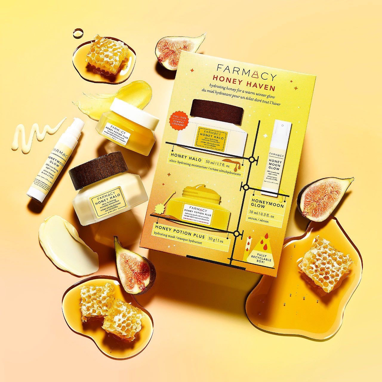 FARMACY, HOMEY HAVEN HYDRATION BESTSELLERS SET