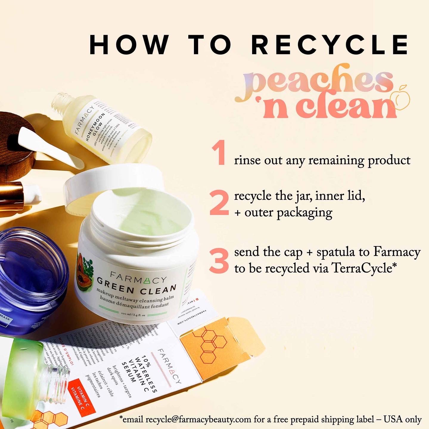 FARMACY, GREEN CLEAN MAKEUP REMOVING CLEANSING BALM