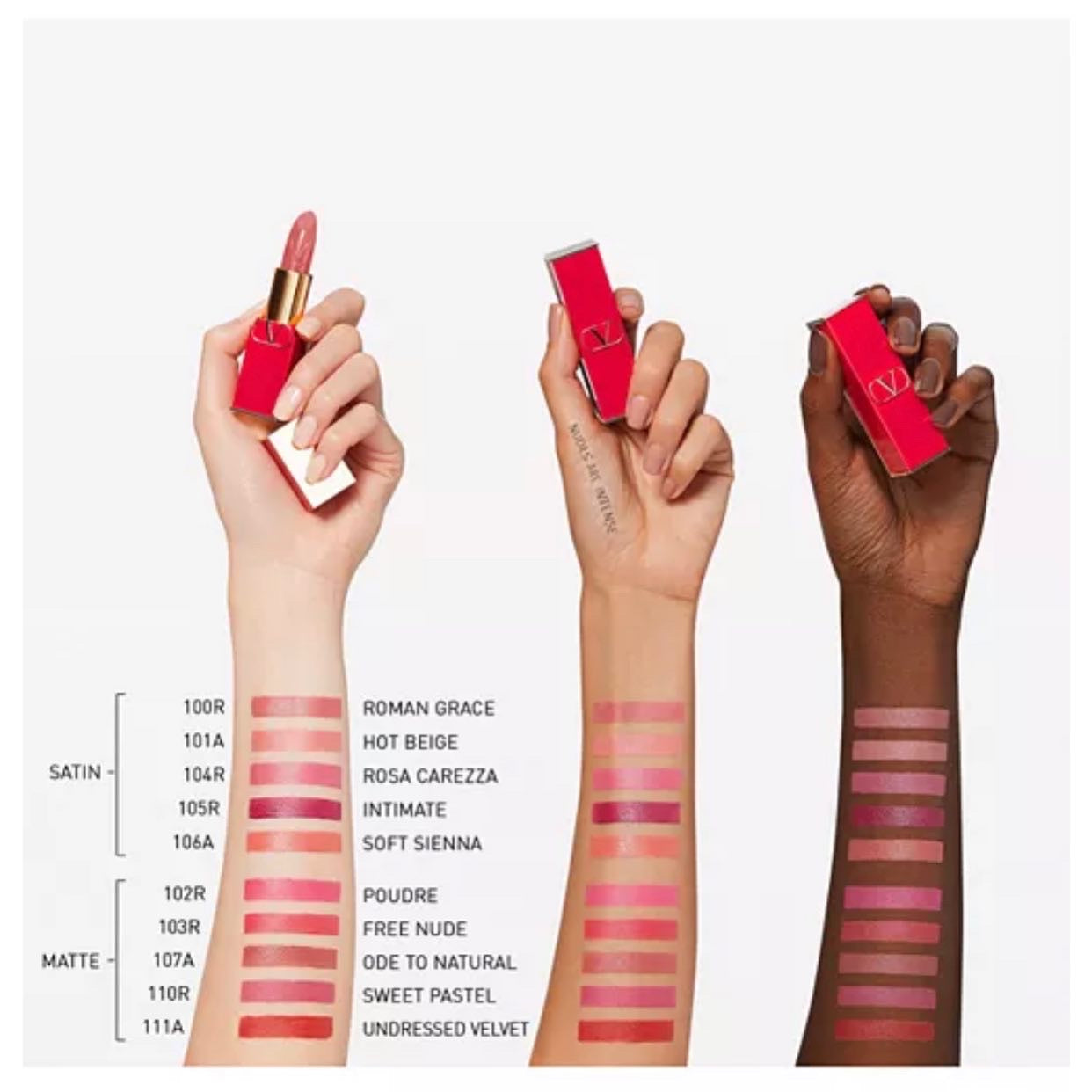 VALENTINO BEAUTY, ROSSO VALENTINO REFILLABLE LIPSTICK