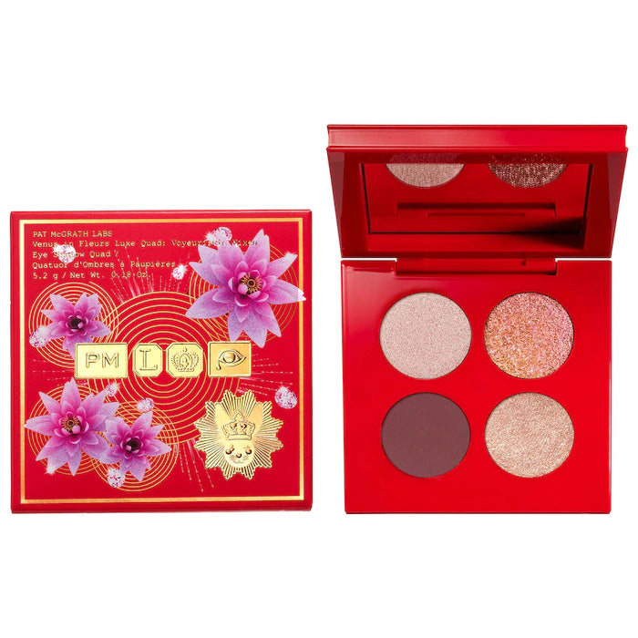 PAT McGRATH LABS Lunar New Year Collection: Venus in Fleurs Luxe Eyeshadow Quad: Voyeuristic Vixen