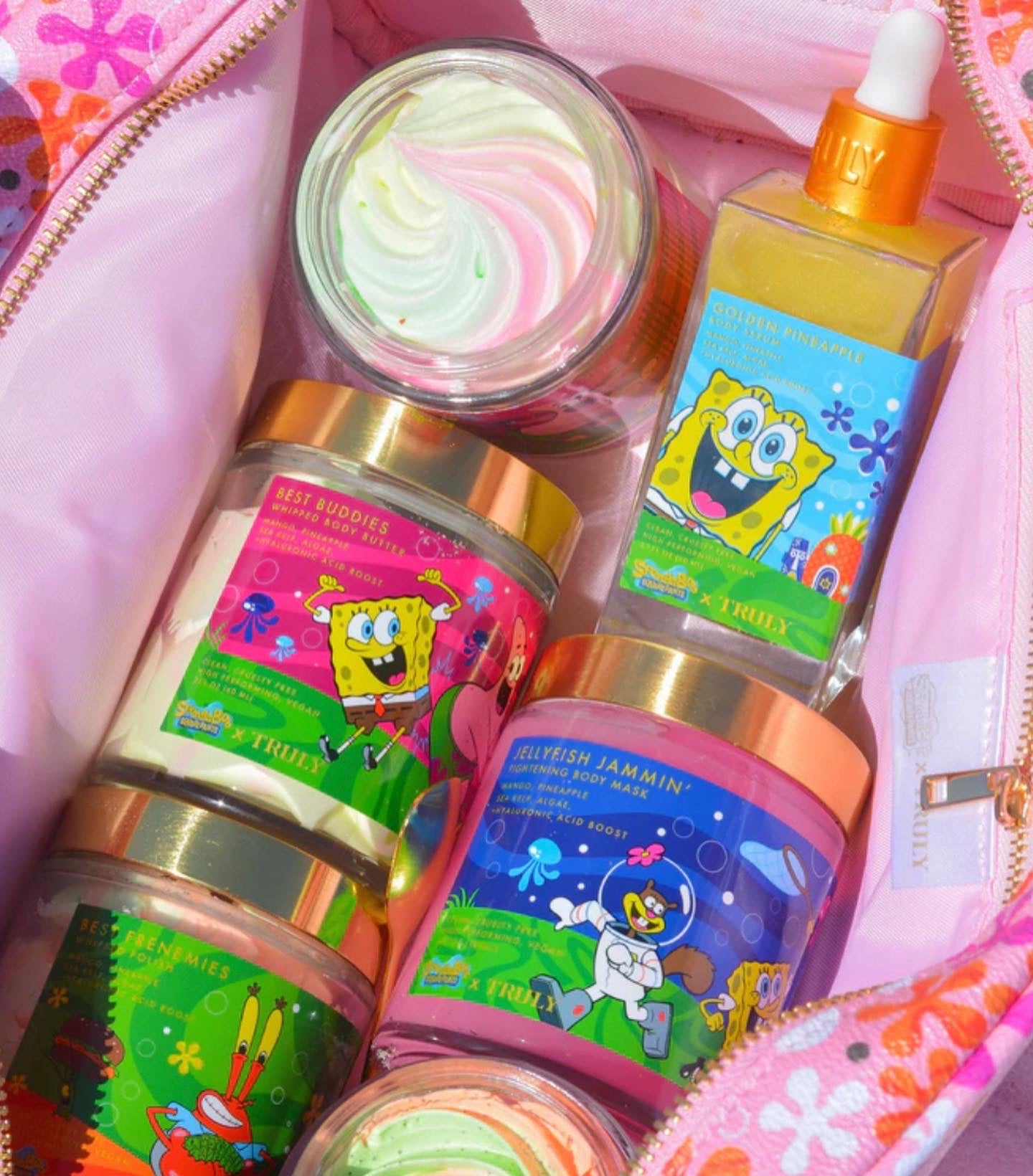 TRULY BEAUTY, HYDRATING SUMMER SET, SUMMERY SPONGEBOB INSPIRED SKIN CARE