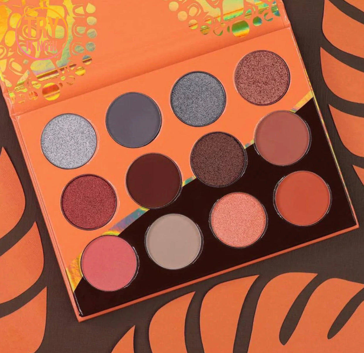 JUVIAS PLACE, la paleta de sombras de ojos Nubian 3 Coral