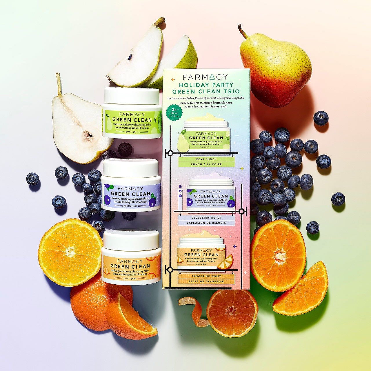 FARMACY, HOLIDAY PARTY GREEN CLEAN TRIO