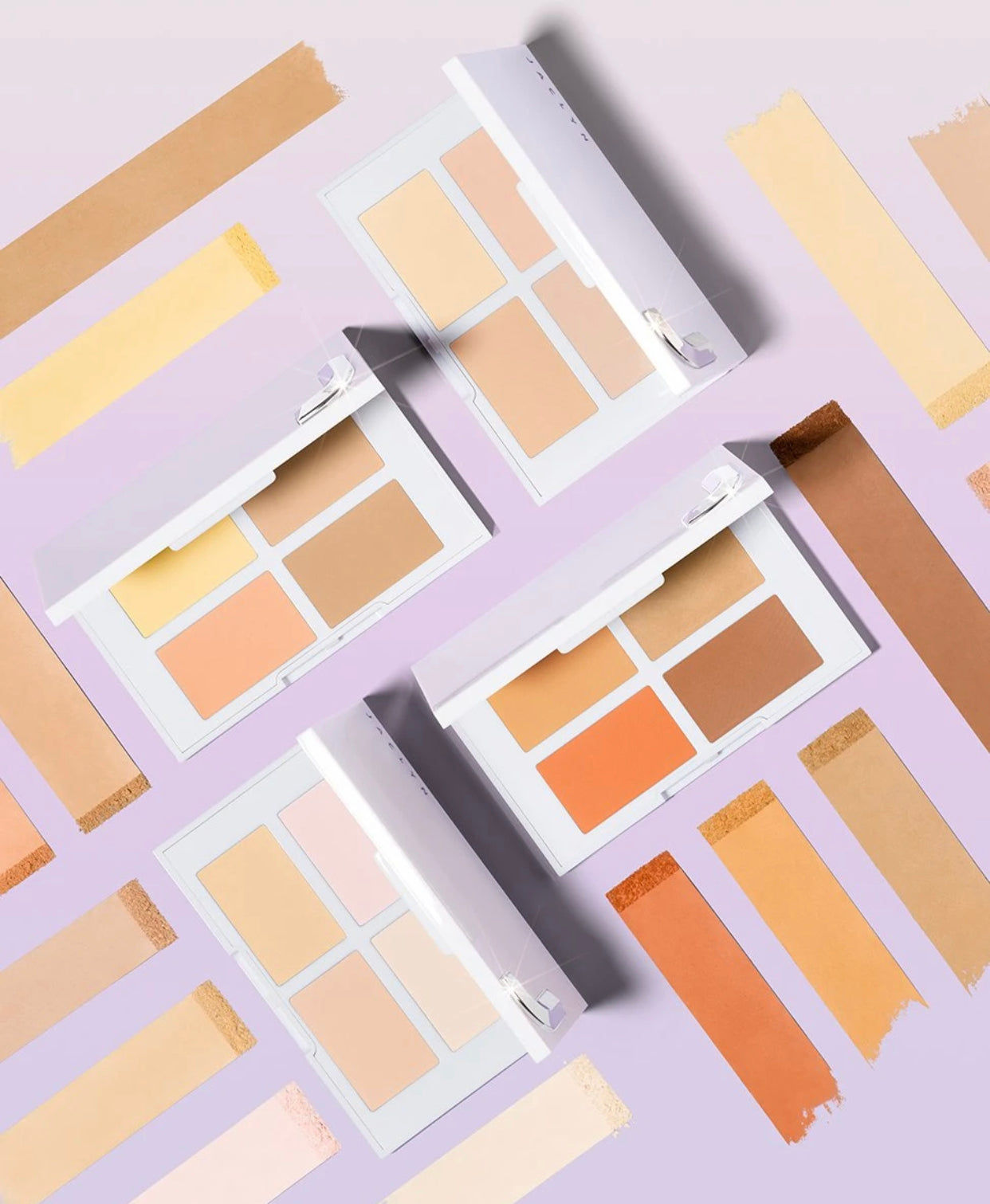 JACLYN HILL COSMETICS, FACE IT ALL BRIGHTENING & SETTING PALETTE