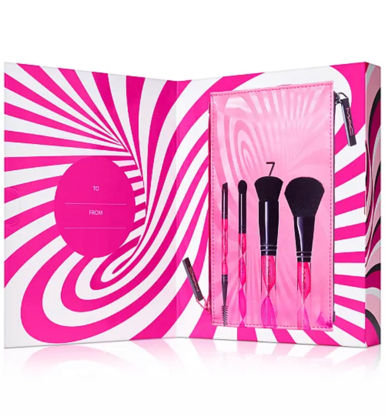 MAC COSMETICS, 5pc HYPNOTIZING HOLIDAY WAVE YOUR WAND BRUSH SET