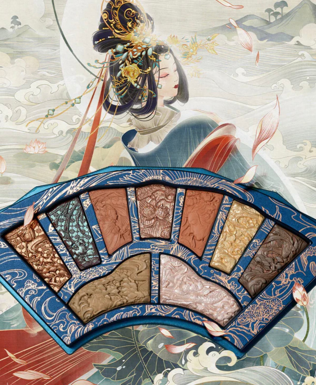 Florasis, Floral Engraving Beauty Goddess Makeup Palette