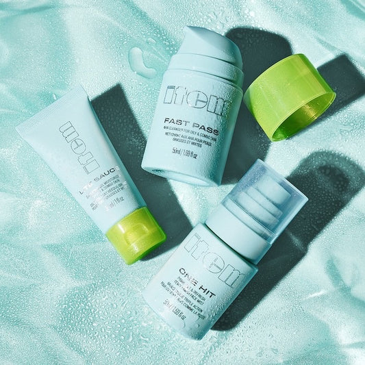 ITEM BEAUTY BY ADISSON RAE, MINI CLEAN UP WELL SKINCARE STARTER SET