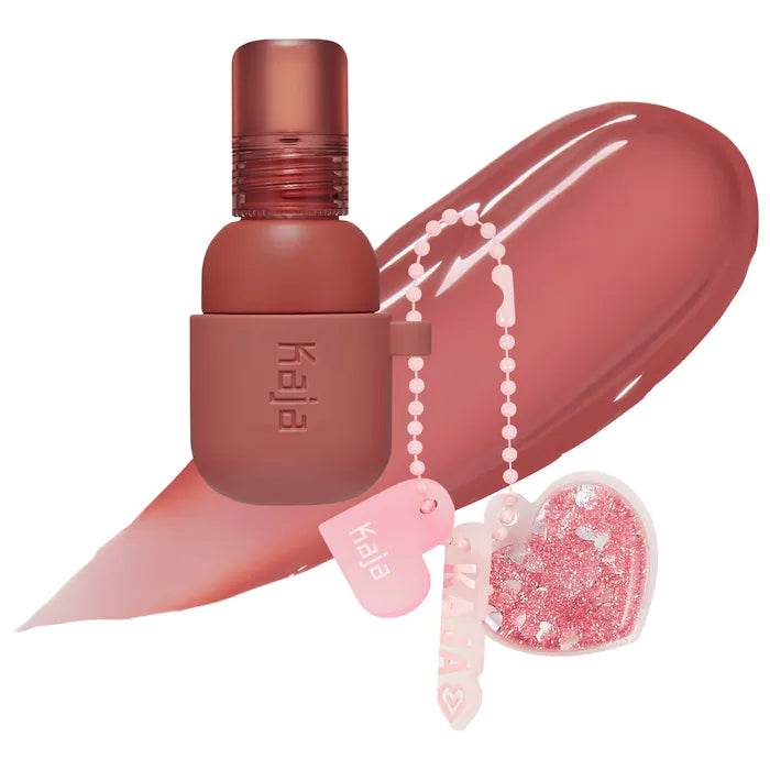 Kaja Jelly Charm Glazed Lip Stain & Blush With Keychain,