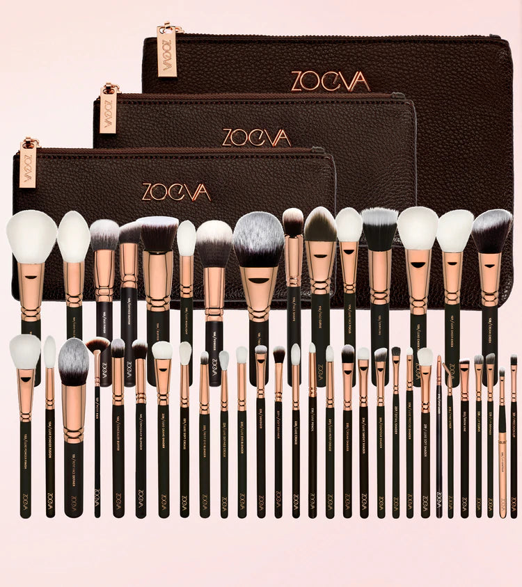 ZOEVA, MAKEUP ARTIST BRUSH SET ROSE GOLDEN VOL. 1