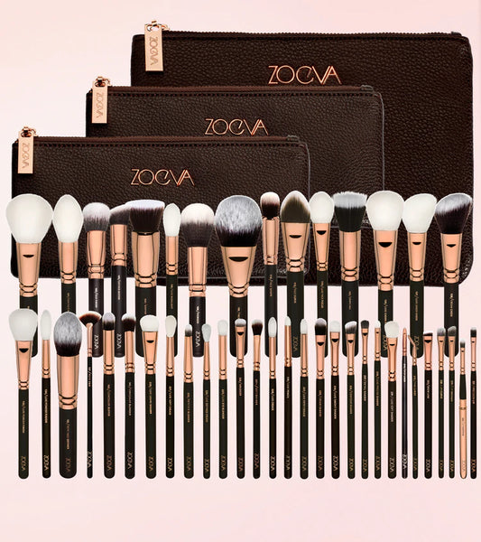 ZOEVA, MAKEUP ARTIST BRUSH SET ROSE GOLDEN VOL. 1