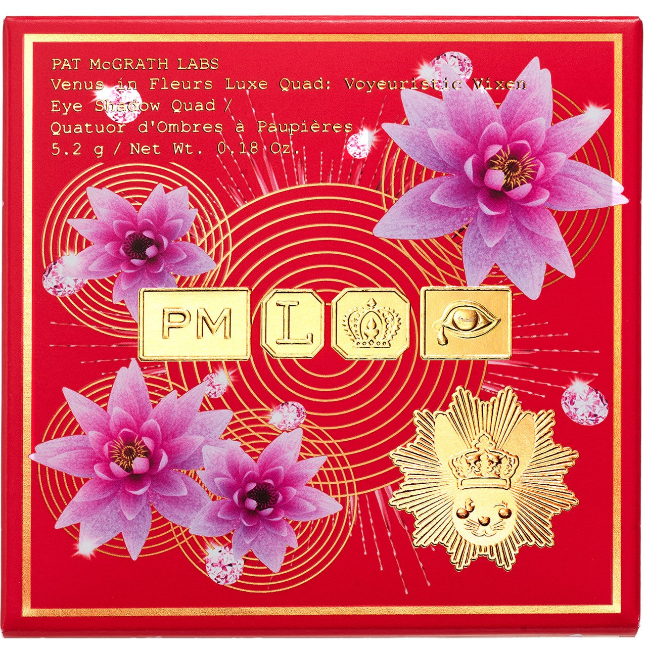 PAT McGRATH LABS Lunar New Year Collection: Venus in Fleurs Luxe Eyeshadow Quad: Voyeuristic Vixen
