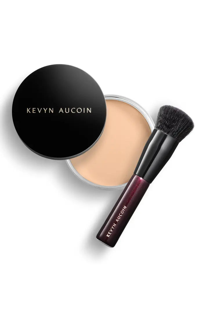 KEVYN AUCOIN, FOUNDATION BALM & BRUSH