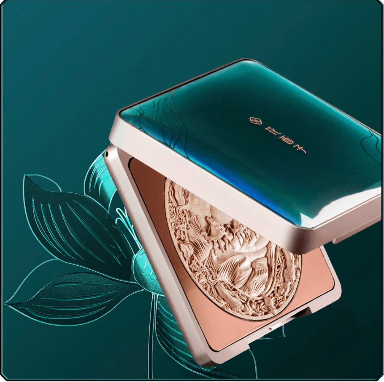 FLORASIS, FAIRY PEACH BLOSSOM PRESSED POWDER