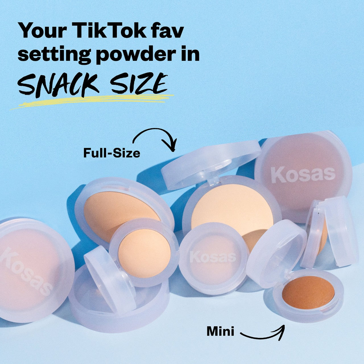 Kosas Mini Cloud Set Baked Setting & Smoothing Talc-Free Vegan Powder