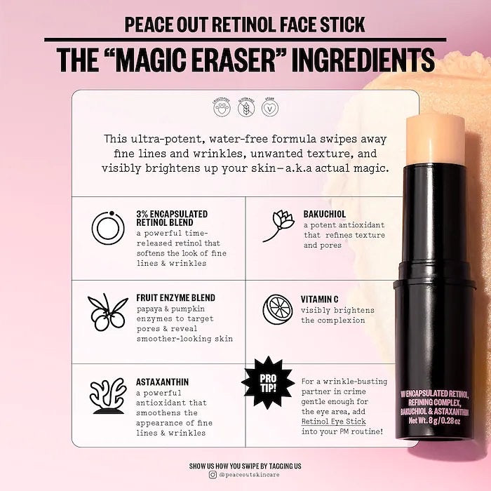 PEACE OUT, RETINOL FACE STICK