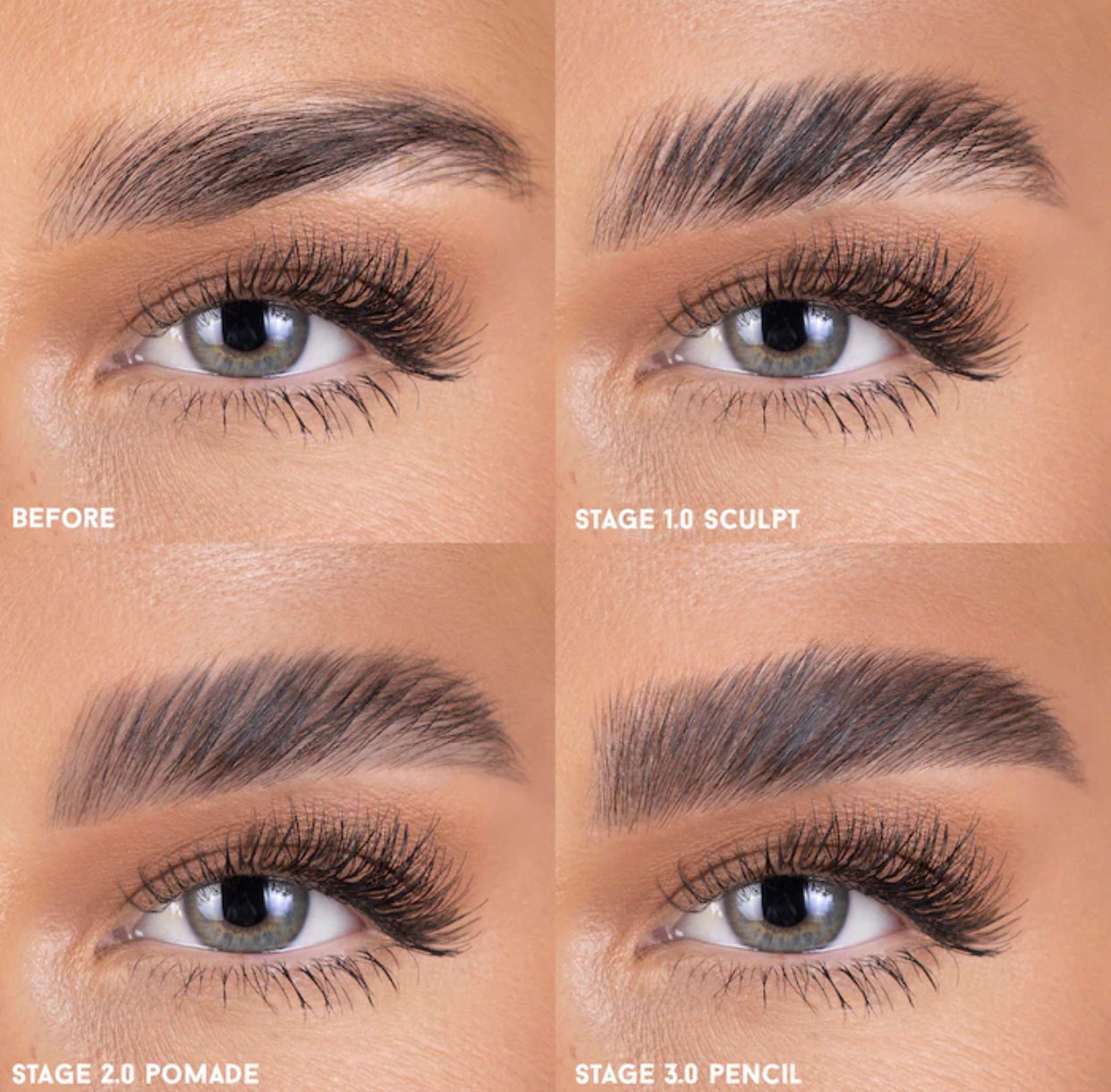 REFY, 3.0 STAGE BROW COLLECTION SCULPT, POMADE AND PENCIL