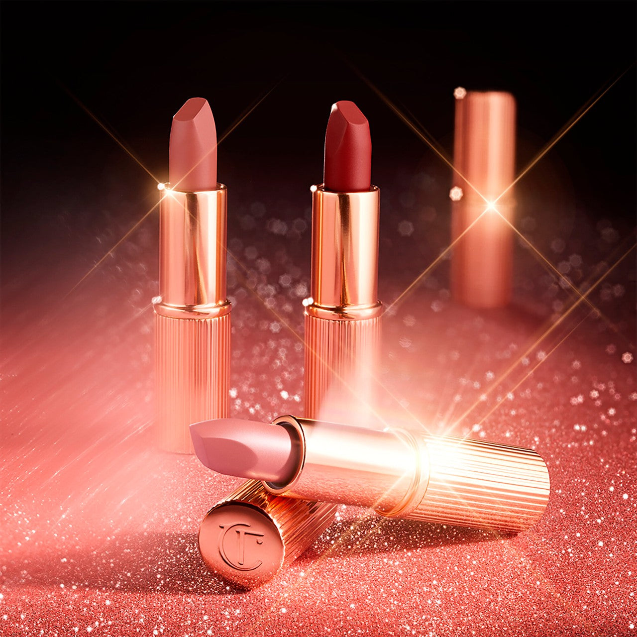 CHARLOTTE TILBURY, Mini Iconic Matte Revolution Lip Trio Set