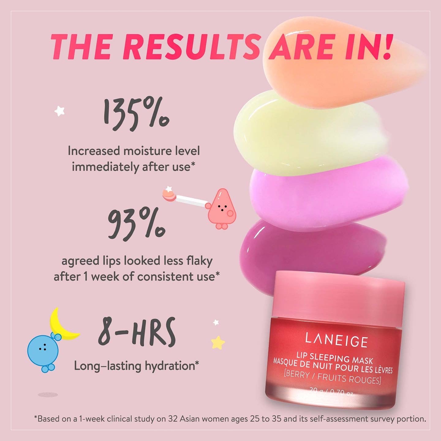 LANEIGE, LIP SLEEPING MASK INTENSE HYDRATION WITH VITAMIN C