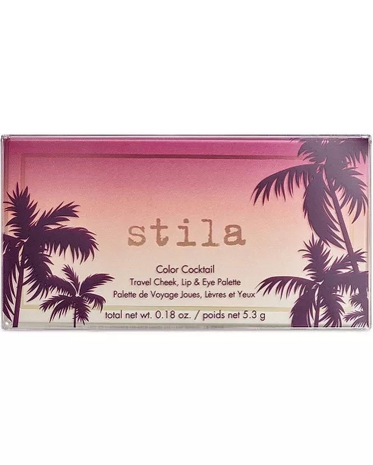 STILA, COLOR COCKTAIL TRAVEL CHEEK, LIP & EYE PALETTE