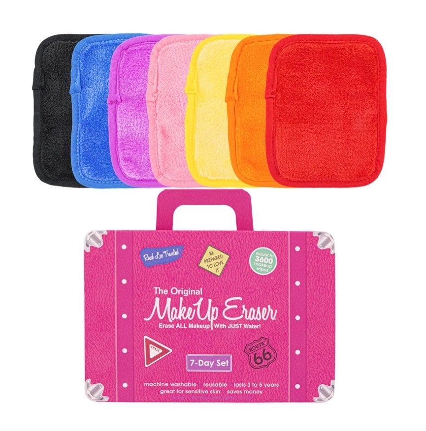 THE ORIGINAL MAKEUP ERASER, ROAD LESS TRAVELED 7 DAY SET
