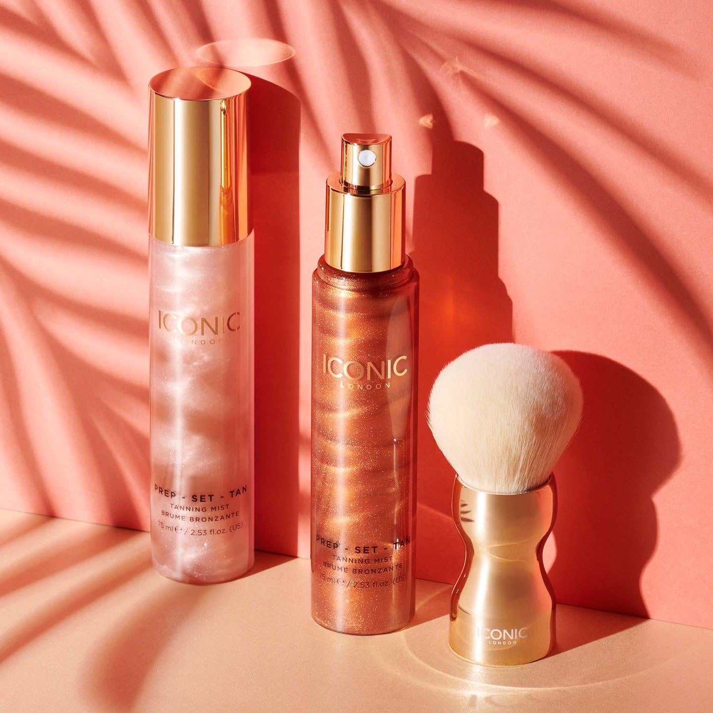 ICONIC LONDON, PREP SET TAN FACE AND BODY BRUSH