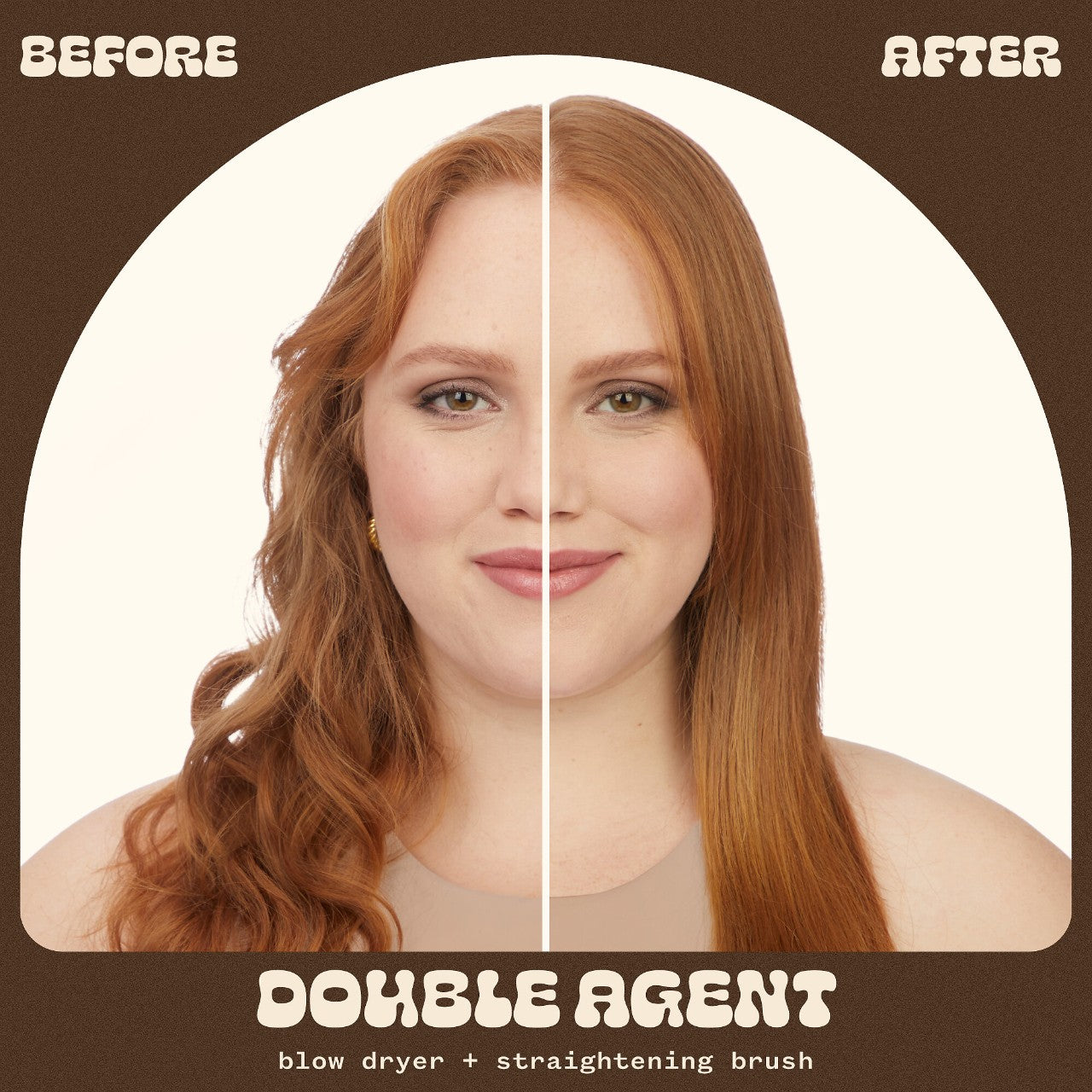 AMIKA, Smooth Talker Double Agent Straightening Blow Dry Brush Hair Set