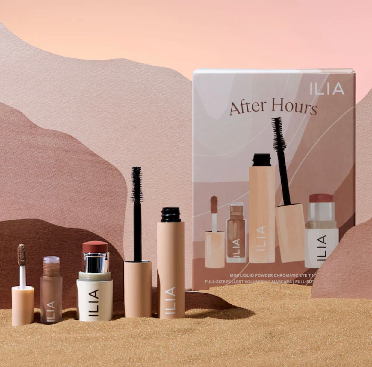 ILIA, AFTER HOURS CLEAN HOLIDAY FACE SET