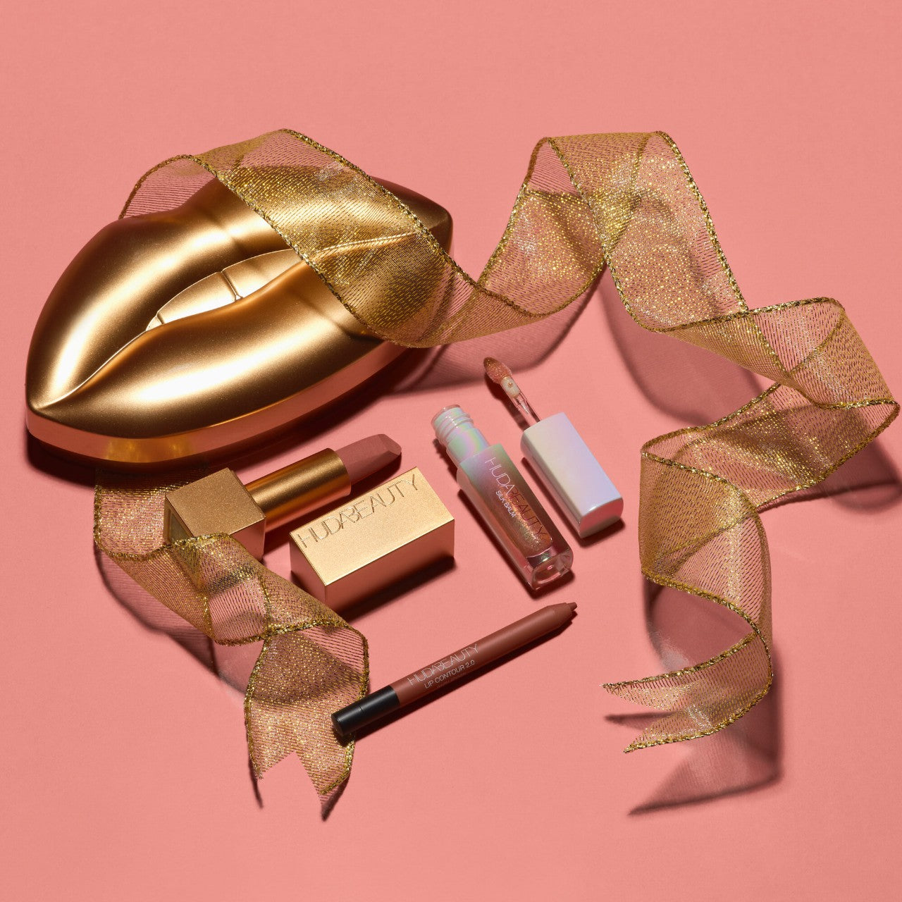 HUDA BEAUTY, EMPOWERED LIP TRIO SET