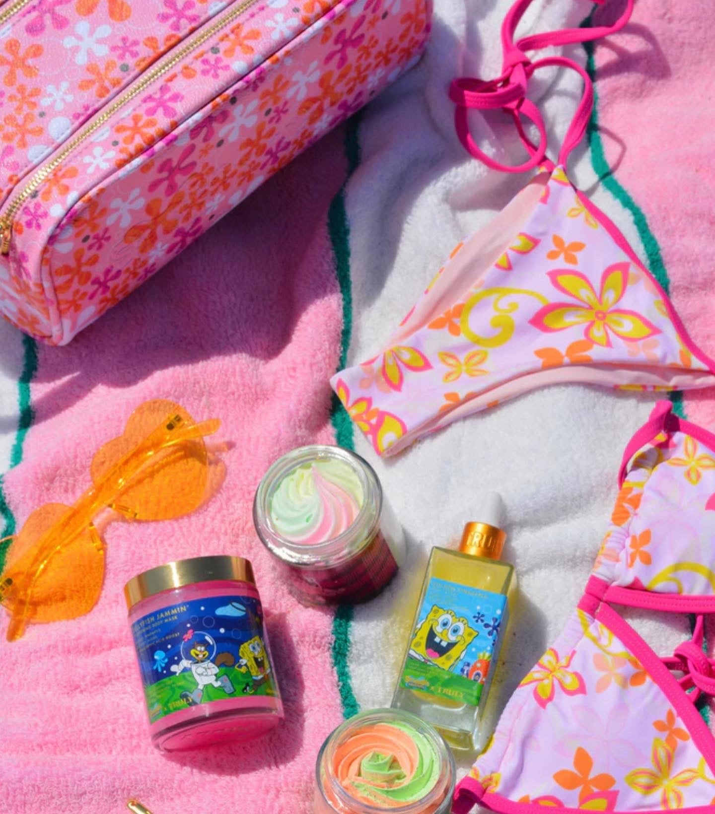 TRULY BEAUTY, HYDRATING SUMMER SET, SUMMERY SPONGEBOB INSPIRED SKIN CARE