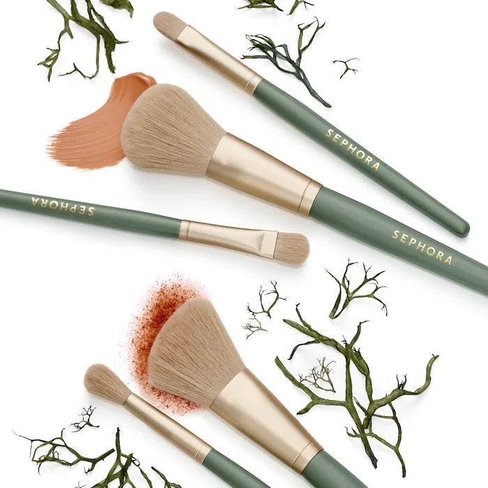 SEPHORA COLLECTION, SEAWEED INFUSED VEGAN MAKEUP BRUSH SET