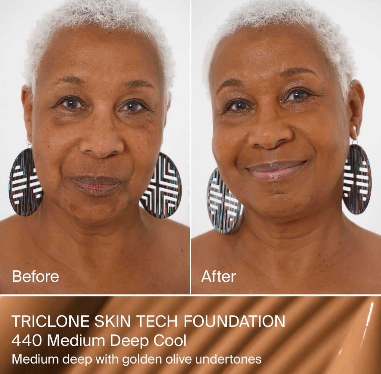 HAUS LABS BY LADY GAGA, TRICLONE SKIN TECH MEDIUM COVERAGE FOUDATION WITH FERMENTED ARNICA