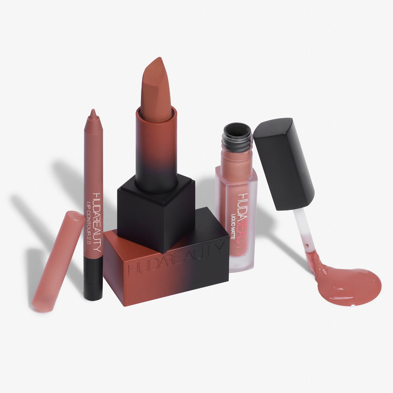HUDA BEAUTY Bombshell Lip Trio Set