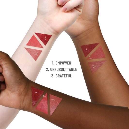 LYS Beauty Deluxe Higher Standard Satin Matte Cream Blush Trio