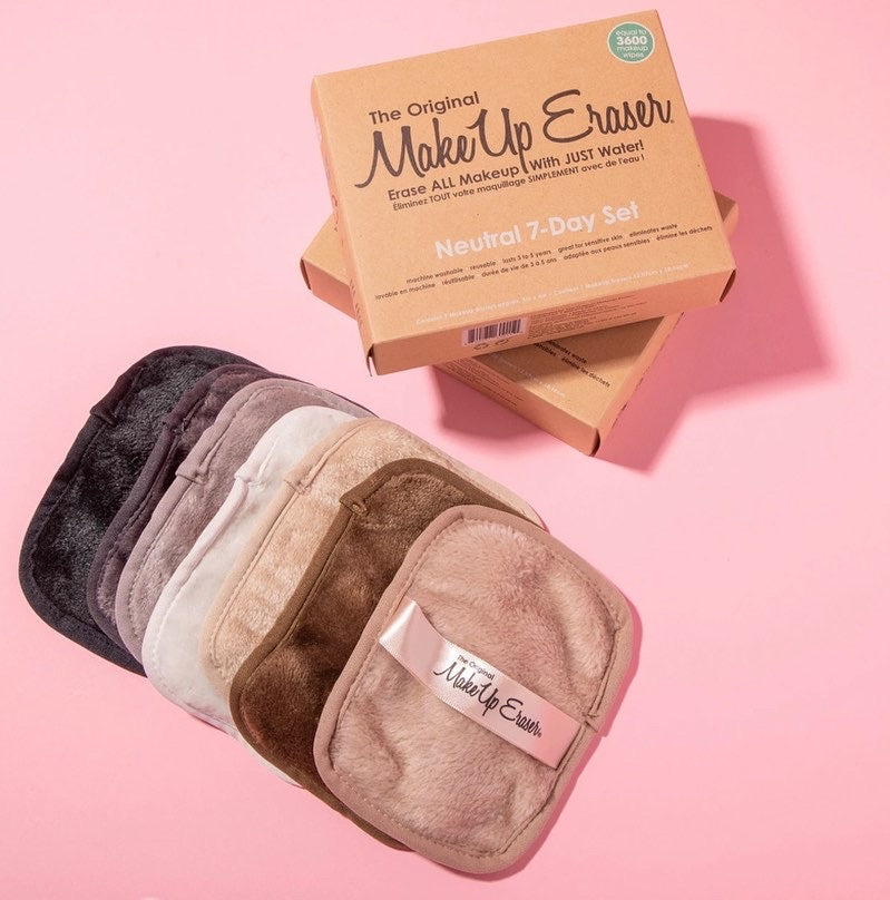 THE ORIGINAL MAKEUP ERASER, NEUTRAL 7 DAY SET